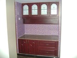HALL SHOWCASE WITH MEMBRANE DOORS