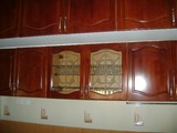 RUBBER WOOD SHUTTERS WALL GLASS UNIT